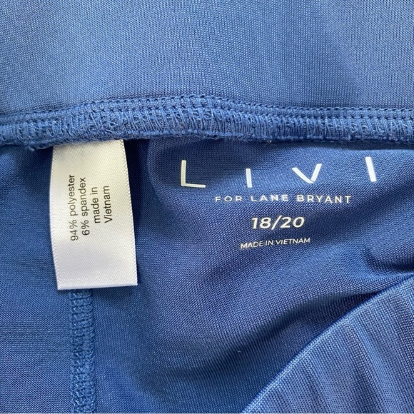 Livi Lane Bryant Blue Athletic Skort Skirt Pockets Shorts Womens 18 20 Gym Walk - Picture 9 of 10